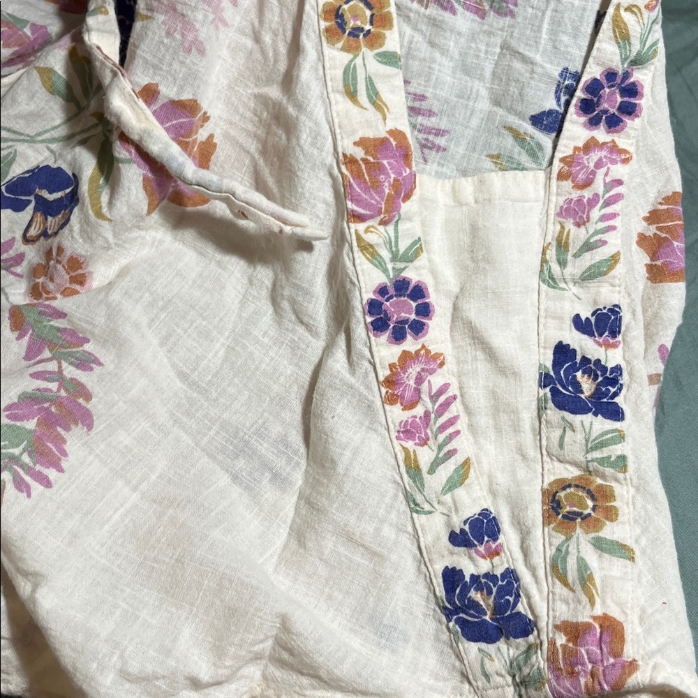 EUC Free People Emily Printed Top, XS - Picture 13 of 13